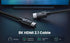 HDMI 2.1 Cable Ultra High Speed 8K60Hz 4K120Hz HDMI Splitter Cable 48Gbps Ultra High Speed 4K 120Hz Braided HDMI Cable Dynamic HDR Vision HDR 10 Compatible With UHD TV Laptop