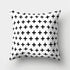 Black White Geometric Cushion Cover Pillowcase Sofa Cushions Decorative Pillow Covers Stripe Pattern Throw Pillow Case Daily Decorations Sofa Throw Pillow Case Cushion Covers Pillowcase Polyester Home Decor Pillow Cases 45x45CM