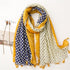 New Fashion Lady High Quality Soft Polka Floral Elegant Fringe Viscose Shawl Scarf Lightweight Wrap Headband Muslim Hijab For Women 180*90Cm