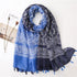 New Fashion Lady High Quality Soft Polka Floral Elegant Fringe Viscose Shawl Scarf Lightweight Wrap Headband Muslim Hijab For Women 180*90Cm