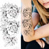 Realistic Sketches Black Flowers Temporary Waterproof Flower Tattoos Modern Body Arm Drawing For Womens - STEVVEX Beauty - 103, Arm Tattoo, Beauty, Big Flowers Tattoo, Big Tattoo, Black Tattoos, Body Tattoo, Fashion Tattoo, Flower Tattoo, Lavender Tattoo, Leg Tattoo, Luxury Tattoo, Modern Tatoos, Modern Tattoo, Realistic Tattoo, Sketch Tattoo, Stylish Tattoo, Tattoo - Stevvex.com