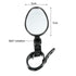 Universal Bike Mirror Rotate Wide Angle Bicycle Rearview Mirror Handlebar Back Sight Reflector Road Bike Safe Rearview Mirror Bicycle Wide Angle Rear View Safe Mirrors Adjustable Rotatable Design