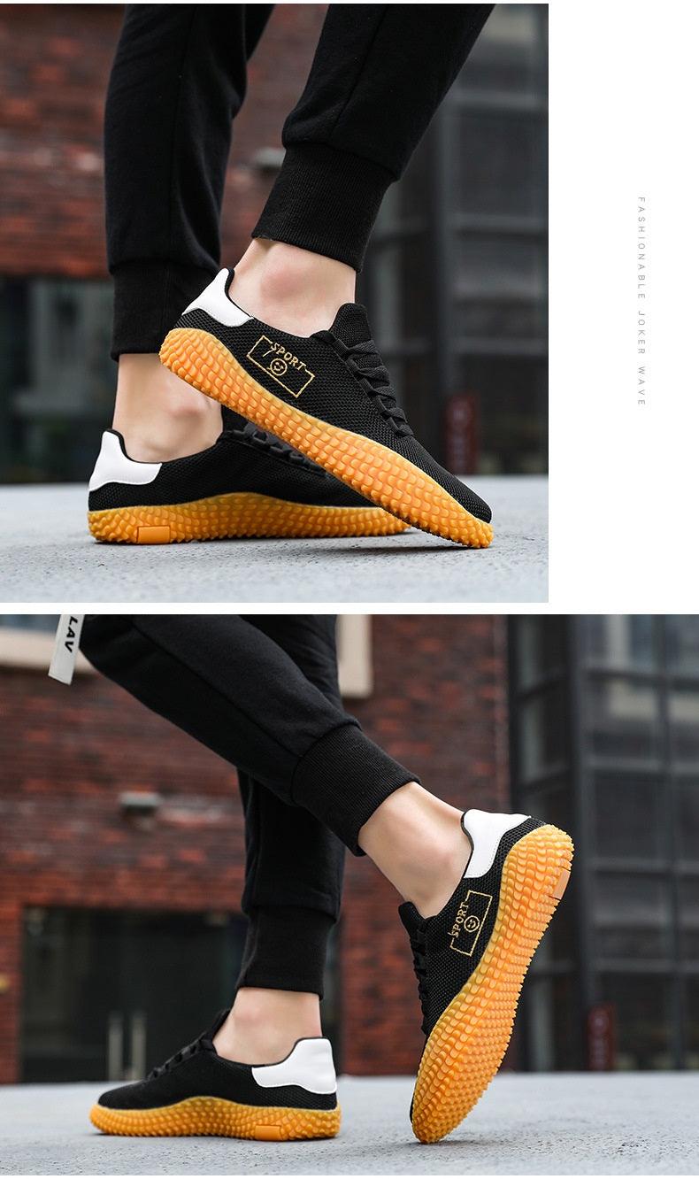 Men's Black Sneakers Mesh Breathable Shoes Male Fashion Black Athletic Footwear Flat Casual Walking Shoes Breathable Casual Shoes Couple Fashion Lace Up Mens Sneakers