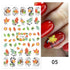 Maple Leaves 3D Nail Stickers Fall Leaf Flowers Line Sliders For Nails Self Adhesive Stickers Autumn Manicuring Decals Transfer Nail Decals Sticker For Pretty Girl Self-Adhesive Nail Decals Designer Nail Stickers for Acrylic