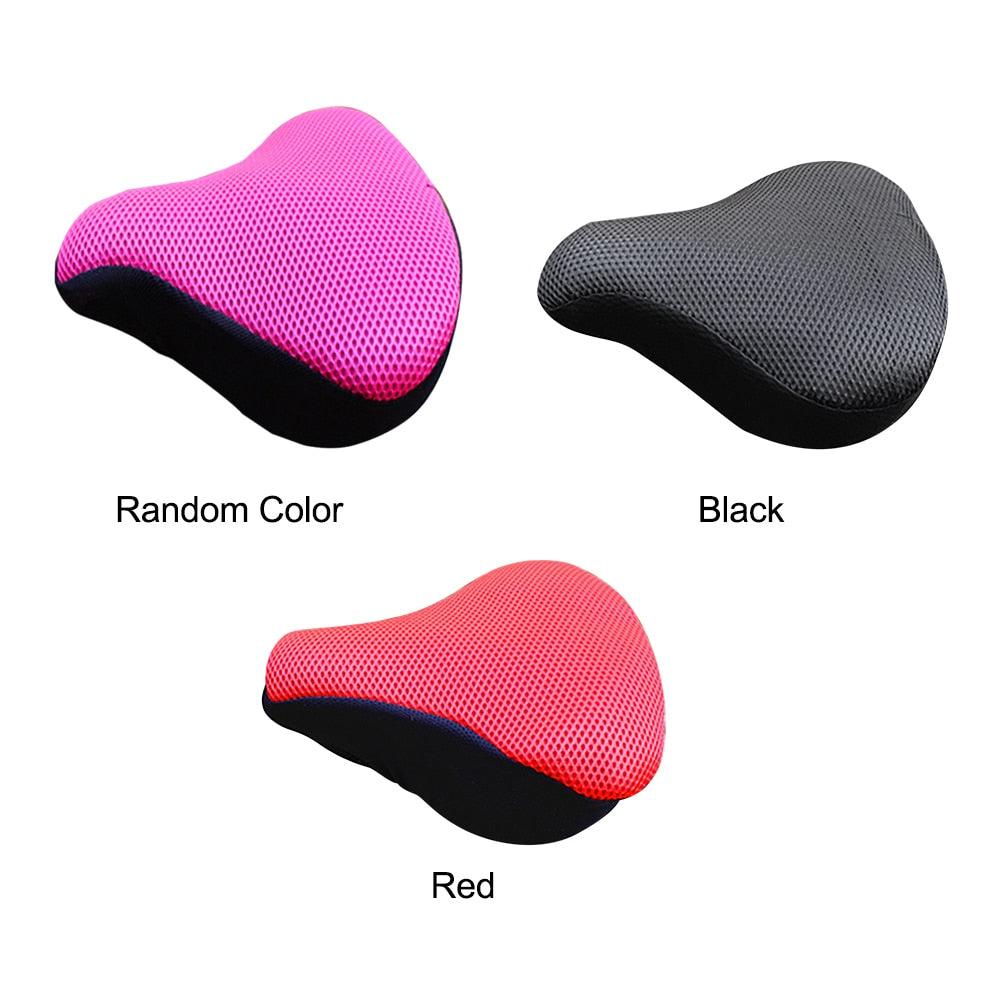 Cushion Replacement Pad Bike Saddle Racing 3D Mesh Anti-Slip Thickened Bicycle Seat Cover Soft Bike Seat Pad Comfort Road Bicycle Seat Covers Spin Bike Cycling Seat Cushions Indoor Outdoor Saddle