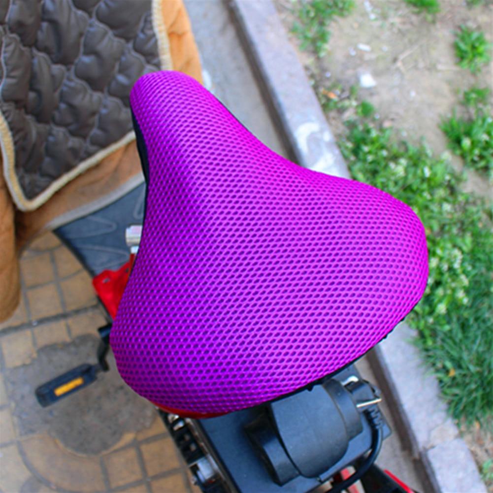 Cushion Replacement Pad Bike Saddle Racing 3D Mesh Anti-Slip Thickened Bicycle Seat Cover Soft Bike Seat Pad Comfort Road Bicycle Seat Covers Spin Bike Cycling Seat Cushions Indoor Outdoor Saddle