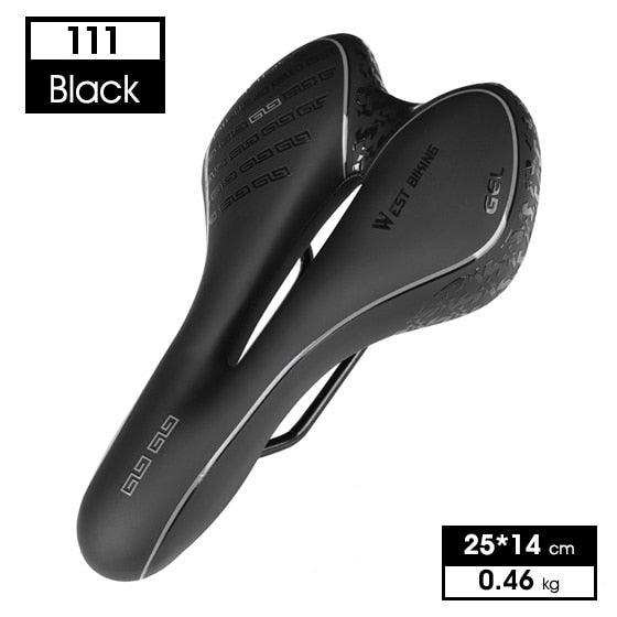 Leather Bike Saddle Road Bike Front Seat Cycling Saddles For Mens Breathable Hollow Cushion Bicycle Saddle Comfort Bike Saddle Ergonomic Waterproof Bicycle Seat For Road Bike Mountain Bike Seats