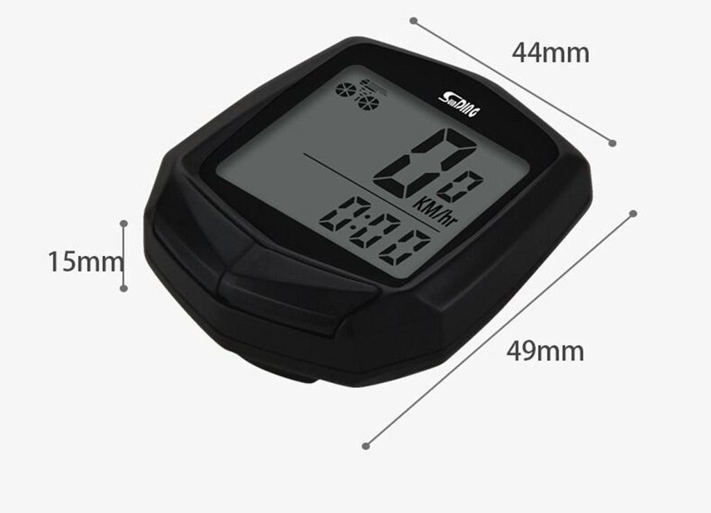 Cycling Wired Stopwatch Waterproof Bike Computer With LCD Digital Display Bicycle Odometer Speedometer Riding Bike Accessories Wired Sensor Digital Backlight Odometer Cycling Computer Tracker