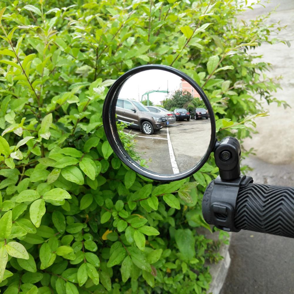 Bicycle Rearview Mirror Universal Handlebar Rearview Mirror 360 degree Rotate Rear View For Bike Bicycle Cycling Accessories Bicycle Rear Adjustable Rearview Mirror 360° Rotatable Rear-View Mirrors Handlebar Mounted Glass Mirror Universal Rearview