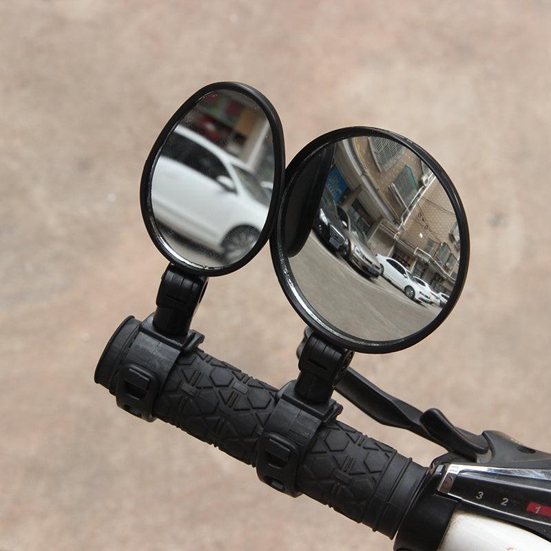 Bicycle Rearview Mirror Universal Handlebar Rearview Mirror 360 degree Rotate Rear View For Bike Bicycle Cycling Accessories Bicycle Rear Adjustable Rearview Mirror 360° Rotatable Rear-View Mirrors Handlebar Mounted Glass Mirror Universal Rearview