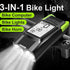 4000mAh Bike LED Lights Bicycle Computer With Horn USB Rechargeable Flashlight Bike Speedometer Waterproof USB Rechargeable Bicycle Computer With Loud Bike Bell Waterproof Bike Odometer