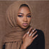 Light Soft Fashion Solid Scarf Crinkle Cotton Linen Wrap Shawl Hijab Muslim Woman Shawls Turban Islamic Clothing Head Wrap For Women