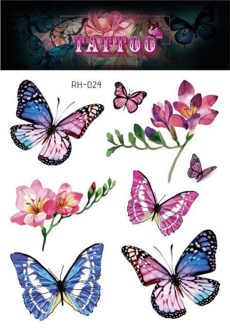 1 Pc Butterfly 3D Temporary Tattoo 52 Style Waterproof Butterfly Tattoos Stickers Temporary Colorful Design For Womens - STEVVEX Beauty - 103, 3D Tattoo, Arm Tattoo, Beauty, Black Tattoos, Body Tattoo, Boys Tattoo, Butterfly Tattoo, Fashion Tattoo, Realistic Tattoo, Small Tattoo, Tattoo, Waterproof Tattoo, Women Tattoo, Womens Tattoo - Stevvex.com