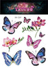 1 Pc Butterfly 3D Temporary Tattoo 52 Style Waterproof Butterfly Tattoos Stickers Temporary Colorful Design For Womens - STEVVEX Beauty - 103, 3D Tattoo, Arm Tattoo, Beauty, Black Tattoos, Body Tattoo, Boys Tattoo, Butterfly Tattoo, Fashion Tattoo, Realistic Tattoo, Small Tattoo, Tattoo, Waterproof Tattoo, Women Tattoo, Womens Tattoo - Stevvex.com