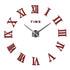 Wall Clock Promotion New Home Decor Large Roman Mirror 3D Wall Clock Mirror Surface Decorative Clock Large Wall Sticker Clock for Living Room Bedroom Office Home Decorations Fashion  Modern Quartz Clocks Living Room  Sticker Watch