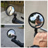 1PCS Universal Bicycle Rearview Mirror Adjustable Rotate Wide-Angle Cycling Rear View Mirrors Adjustable Rotatable Shockproof Wide Angle Acrylic Convex Outdoor Safety Mirror For Mountain Road