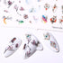 Nails Sticker Nail Art Decorations Flowers Leaves Decals Water Transfer Sliders Woman Face Fruit Foil Manicures Wraps  Water Transfer Nail Decals Sticker For Pretty Girl Self-Adhesive Nail Decals Designer Nail Stickers for Acrylic Decal