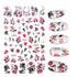 3D Nail Stickers Leaves Butterfly Panda Love Heart Design Stickers For Nails Manicure Foil Nail Art Decor  Girls Manicure Decoration Nail Art Supplies 3D Self-Adhesive Nail Decals Designer Nail Stickers for Acrylic Nails