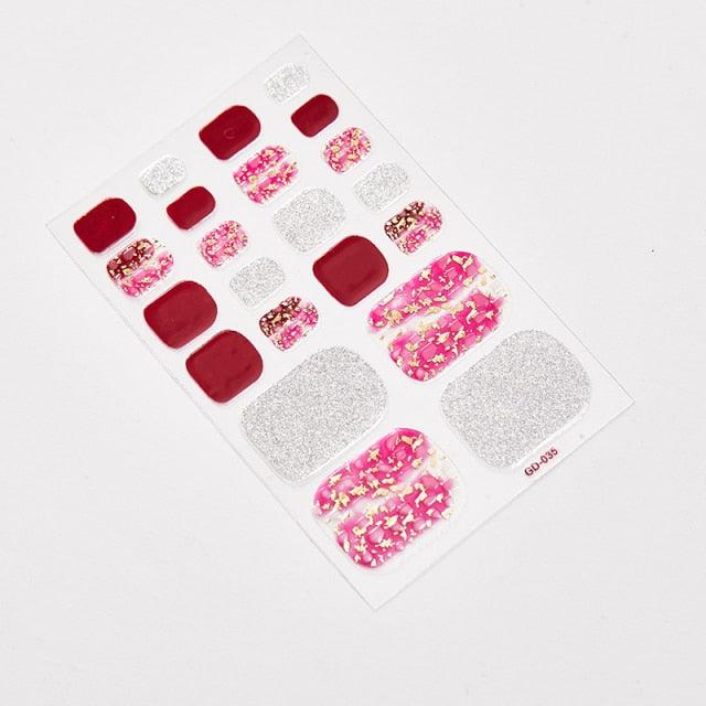 Full Beauty Loveliness Designed Manicure Valentines Nail Art Designer Nail Decals Kids Nails Art Decoration Nail Sticker Set French Tip Guides Stickers French Nail Stickers Form Fringe Guides for Decoration Stencil Tools