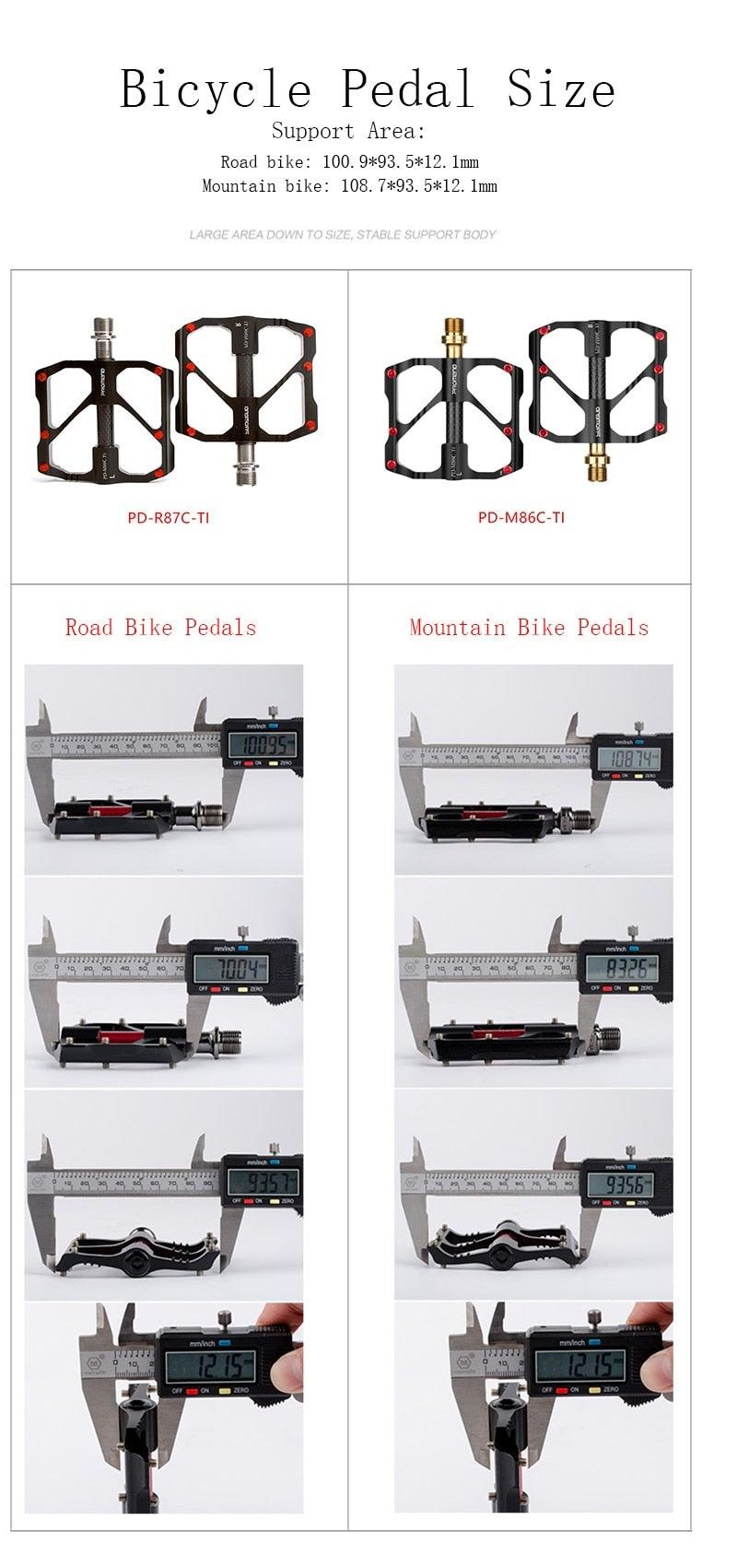 Titanium Bicycle Pedal Titanium Shaft Carbon Tube Bicycle Pedal Mountain Bike 3 Palin Pedal Road Bike Riding Pedal Bicycle Platform Pedals Bicycle Pedal Titanium Shaft Carbon Tube Bicycle Pedal Mountain Bike Pedal Road Bike Riding Pedal