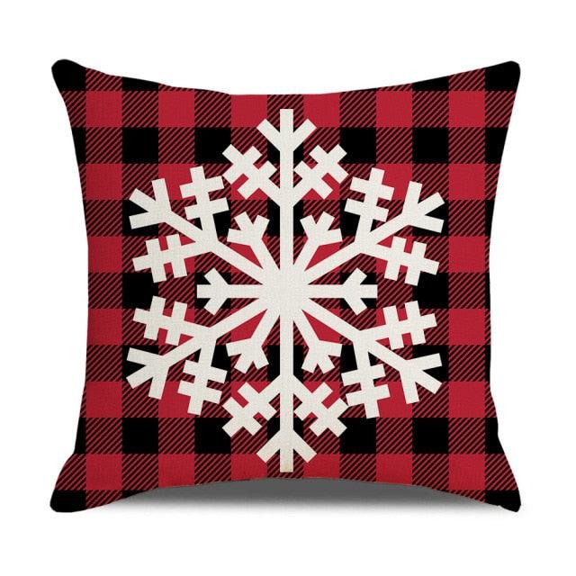 Christmas Pillow Covers Xmas Decorative Christmas Pillow Covers Christmas Decor Pillow Cases Retro Beautiful Cushion Cover Throw Pillowcase Winter Holiday Cushion Case For Home Decor 45x45CM