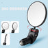 Adjustable 360 Rotation Bike Rearview Mirror Safety Cycling Wide Angle Rear View Bicycle Handlebar Mirrors For 18-22MM Grips Bike Mirror Bicycle Handlebar Rearview Mirrors HD Safety Rear View Mirror Convex Mirror With 360˚Adjustable