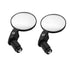 Adjustable 360 Rotation Bike Rearview Mirror Safety Cycling Wide Angle Rear View Bicycle Handlebar Mirrors For 18-22MM Grips Bike Mirror Bicycle Handlebar Rearview Mirrors HD Safety Rear View Mirror Convex Mirror With 360˚Adjustable