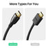 HDMI Cable 4K 2.0 Cable Splitter Switch Box HDMI To HDMI Cable 60Hz Video Audio Cable Ultra High Speed Gold Plated Connectors HDMI 4K For Mobile Phone TV Gaming