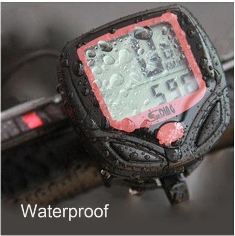 1PC Bike Computer With LCD Digital Display Waterproof Odometer Speedometer Cycling Stopwatch Riding Accessories Multi-Function Bicycle Computer For Mountain Bikes Road Bikes Electronic Bikes Accessories