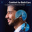 Comfortable Bluetooth Earpiece Wireless Earphone Bluetooth 5.0 Handsfree Earpiece Noise Cancelling HiFi Headset With Dual HD Mic For All Smart Phones Ear Wireless Bluetooth Sport Lightweight Headphones With Case Standby Time For Business Workout Driving