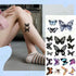 3D Butterfly Waterproof Temporary Tattoo Sticker Snake Flowers Elegant Small Popular Tattoo For Womens Mens - STEVVEX Beauty - 103, 3D Tattoo, Animal Tattoo, Arm Tattoo, Back Tattoo, Beauty, Black Tattoos, Body Tattoo, Boys Tattoo, Butterfly Tattoo, Children Tattoo, Colorful Tattoo, Different Tattoo, Leg Tattoo, Lotus Tattoo, Luxury Tattoo, Men Tattoo, Mens Tattoo, Party Tattoo, Red Flower Tattoo, Tattoo - Stevvex.com