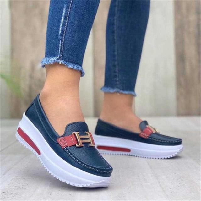 Luxury Spring Comfortable Women's Sneakers Fashion Lace Up Casual Little White Shoes Women Flats Walking Shoes Comfortable Elastic Casual Espadrilles Great Women Gift