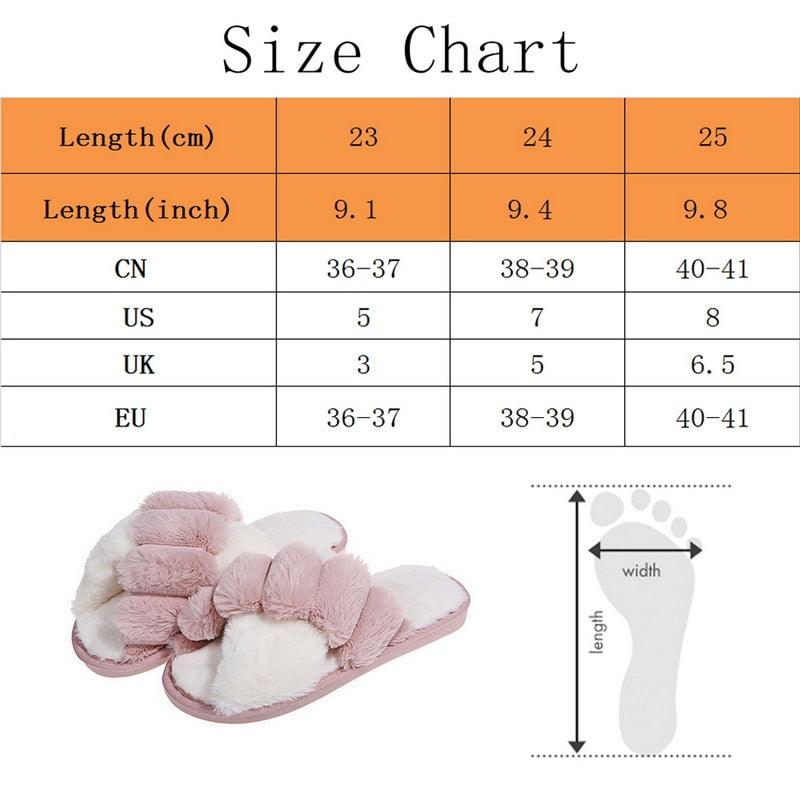 Elegant Warm Fluffy Slippers Women Faux Fur Indoor Floor Slides Flat Soft Furry Shoes Non Slip House Soft Plush Cozy House Shoes Furry Open Toe Indoor Outdoor Slip On Warm Winter Shoes