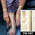 New Waterproof Temporary Tattoo Sticker Golden Silver Flower Jewelry Flash Fashion Different Design Tattoos For Womens - STEVVEX Beauty - 103, 3D Tattoo, Arm Tattoo, Beauty, Big Tattoo, Body Tattoo, Colorful Tattoo, Different Tattoo, Elegant, Fashion Tattoo, Flower Tattoo, Girls Tattoo, Glitter Tattoo, Gold Tattoo, Jewelry Tattoo, Leg Tattoo, Luxury Tattoo, Metallic Tattoo, Modern Tattoo, Party Tattoo, Stylish Tattoo, Tattoo, Waterproof Tattoo, Women Tattoo, Womens Tattoo - Stevvex.com