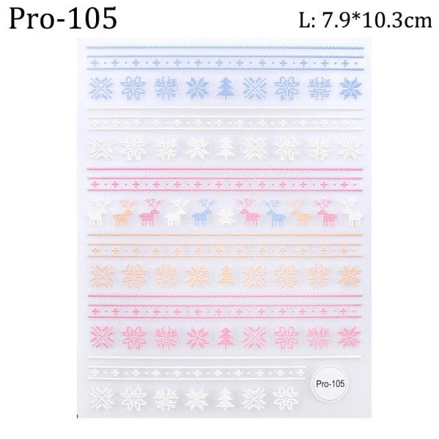 5D Sweater Nail Sticker Acrylic Engraved Winter Charm Designs Beauty Cloth Christmas Patterns Nails Art Decoration Tools  Nail Art Stickers Decor Tip Transfer Nail Decals Sticker For Pretty Girl Self-Adhesive Nail Decals Designer Nail Stickers