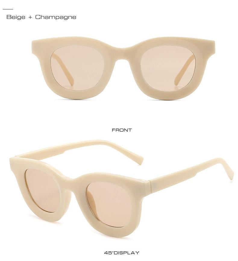 Small Round Women Fashion Sunglasses Popular Style Fashionable Round Shaped Sunglasses Colorful Women Sunglasses Eyewear Summer Shades