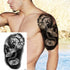 Realistic Lion Temporary Tattoo Black Warrior Sticker Waterproof Luxury Tattoo For Men Women - STEVVEX Beauty - 103, 3D Tattoo, Animal Tattoo, Arm Tattoo, Beauty, Big Tattoo, Black Tattoos, Body Tattoo, Fashion Tattoo, Flower Tattoo, Girls Tattoo, Gladiator Tattoo, Large Tattoo, Leg Tattoo, Lion Tattoo, Luxury Tattoo, Mens Tattoo, Modern Tatoos, Modern Tattoo, Realistic Tattoo, Shoulder Tattoo, Stylish Tattoo, Tattoo, Warrior Tattoo, Waterproof Tattoo, Wolf Tattoo, Women Tattoo, Womens Tattoo - Stevvex.com