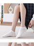 4 Pair/Lot Low Tube Boat Socks Gold Silk Embroidery Mouse Ankle Women Socks Cotton Low Cut Thin No Show Boat Socks For Men And Women