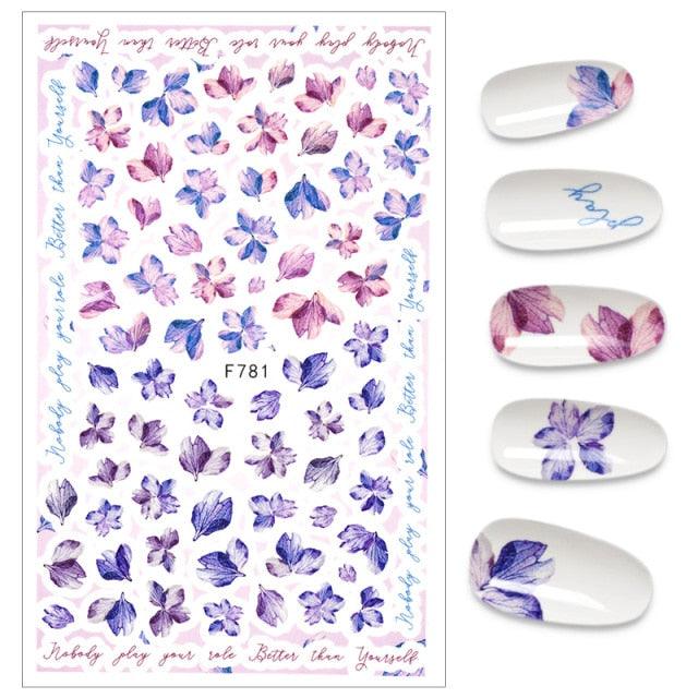 The New 3D Nail Sticker Cool English Letter stickers for nail  Foil Love Heart Design Nails Accessories Fashion Manicure Sticker Stickers Girls Manicure Decoration Nail Art Supplies 3D Self-Adhesive Nail Decals Designer Nail Stickers for Acrylic Nails