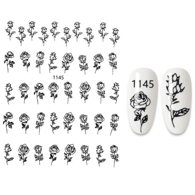 The New 3D Nail Sticker Cool English Letter stickers for nail  Foil Love Heart Design Nails Accessories Fashion Manicure Sticker Stickers Girls Manicure Decoration Nail Art Supplies 3D Self-Adhesive Nail Decals Designer Nail Stickers for Acrylic Nails