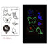 Fashion Luminous Sticker Tattoos Waterproof Temporary Different Luxury Tattoos For Womens Mens Kids - STEVVEX Beauty - 103, Arm Tattoo, Beauty, Black Tattoos, Body Tattoo, Boys Tattoo, Butterfly Tattoo, Children Tattoo, Luminous Tattoo, Make up Tattoo, Men Tattoo, Modern Tatoos, Sketch Tattoo, Small Tattoo, Stylish Tattoo, Tattoo, Waterproof Tattoo, Women Tattoo, Womens Tattoo - Stevvex.com