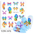 Water Decal Nail Art Decorations Nail Sticker Tattoo Full Cover Beauty Decals Manicure Supplies Accessories  Women Kids Girls Manicure Decoration Nail Art Supplies 3D Self-Adhesive Nail Decals Designer Nail Stickers for Acrylic Nails