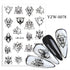 Water Decal Nail Art Decorations Nail Sticker Tattoo Full Cover Beauty Decals Manicure Supplies Accessories  Women Kids Girls Manicure Decoration Nail Art Supplies 3D Self-Adhesive Nail Decals Designer Nail Stickers for Acrylic Nails