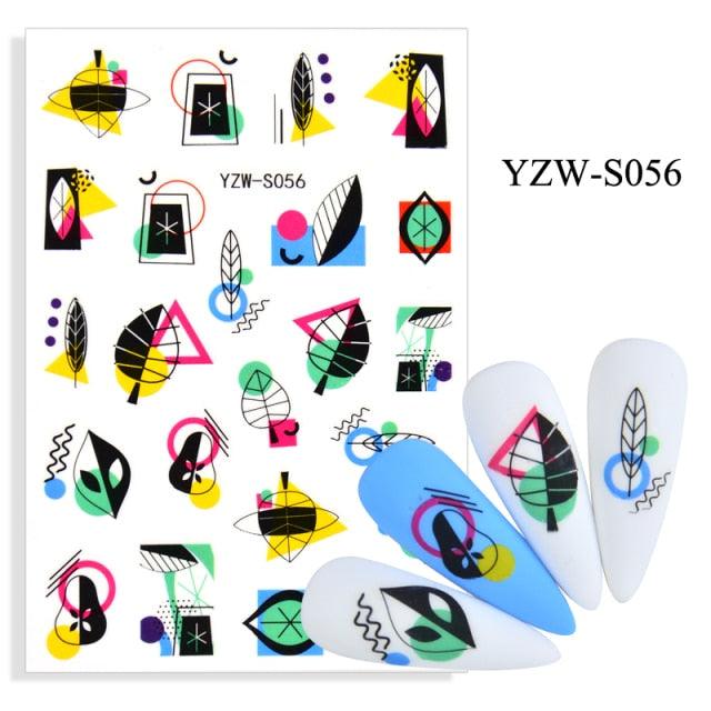 Water Decal Nail Art Decorations Nail Sticker Tattoo Full Cover Beauty Decals Manicure Supplies Accessories  Women Kids Girls Manicure Decoration Nail Art Supplies 3D Self-Adhesive Nail Decals Designer Nail Stickers for Acrylic Nails