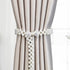 Curtain Tieback High Quality Elastic Holder Hook Buckle Clip Pretty and Fashion Polyester Decorative Home Accessories Modern Style Convenient Drape Tie Backs,Handmade Curtains Holdbacks Holder for Home Kitchen Office