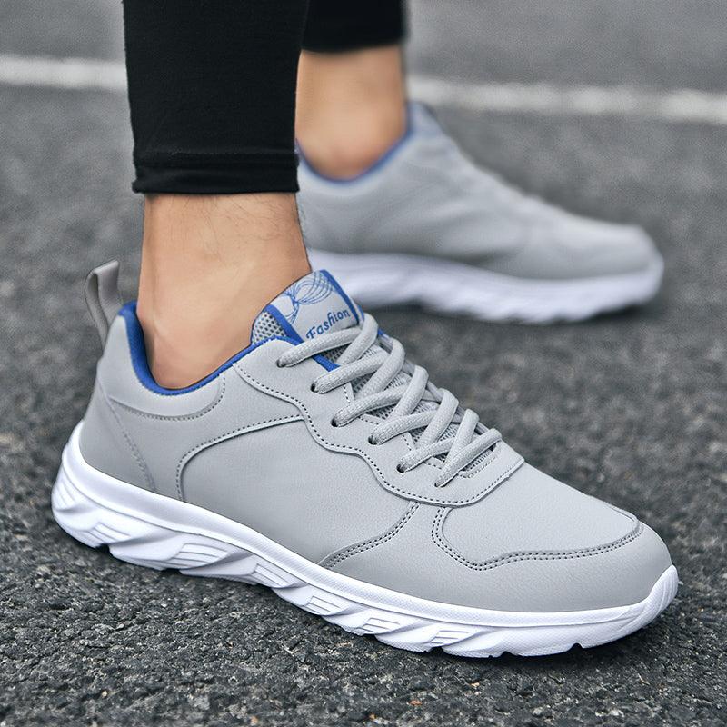 Mens Running Shoes Super Lightweight Walking Jogging Sport Sneakers Breathable Athletic Running Trainers Leather Spring Flats Outdoor Mens Sports High Quality Sneakers