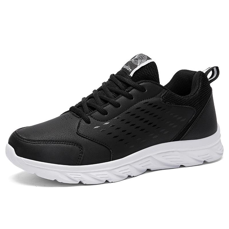 Mens Running Shoes Super Lightweight Walking Jogging Sport Sneakers Breathable Athletic Running Trainers Leather Spring Flats Outdoor Mens Sports High Quality Sneakers