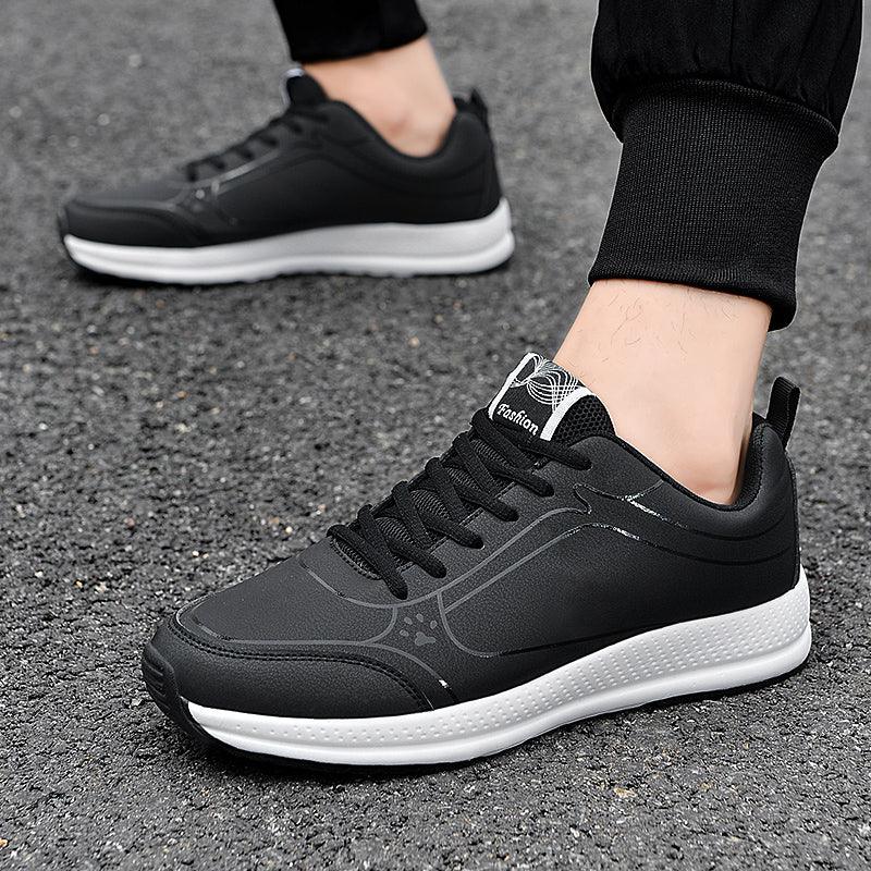 Mens Running Shoes Super Lightweight Walking Jogging Sport Sneakers Breathable Athletic Running Trainers Leather Spring Flats Outdoor Mens Sports High Quality Sneakers