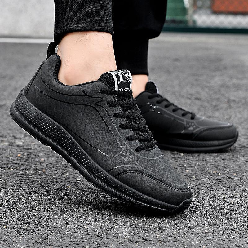 Mens Running Shoes Super Lightweight Walking Jogging Sport Sneakers Breathable Athletic Running Trainers Leather Spring Flats Outdoor Mens Sports High Quality Sneakers