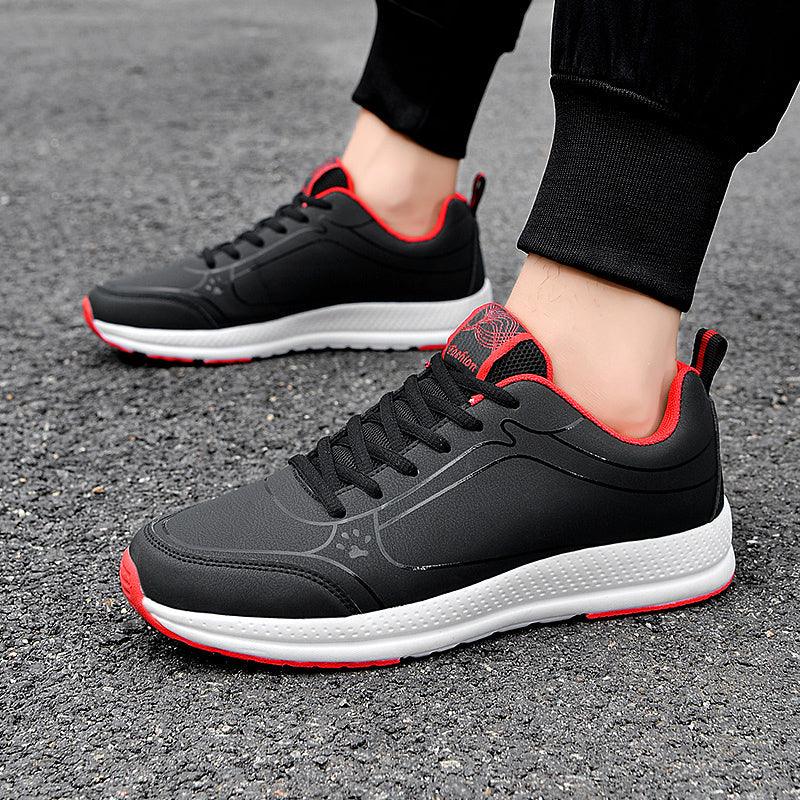 Mens Running Shoes Super Lightweight Walking Jogging Sport Sneakers Breathable Athletic Running Trainers Leather Spring Flats Outdoor Mens Sports High Quality Sneakers